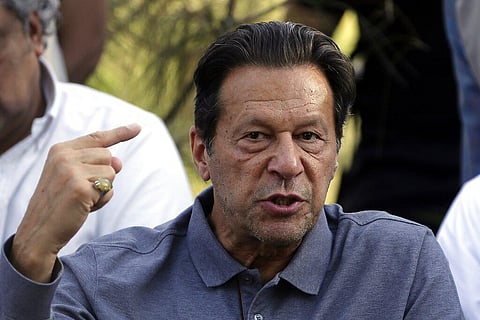 Former Pakistan Prime Minister Imran Khan. (File Photo|AP)
