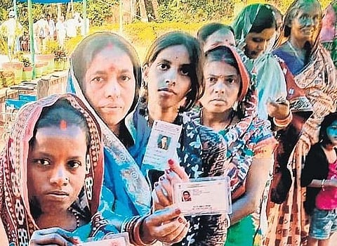 Polling in Dhamnagar one of the lowest