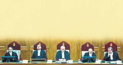 Justice Bela M Trivedi,Justice Dinesh Maheshwari,Justice U U Lalit,Justice S Ravindra Bhat. (File Photo)