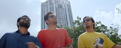 A screengrab from the trailer of the movie 'Made in Bengaluru' (Photo| YouTube)