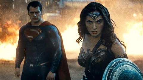 Henry Cavill as Superman and Gal Gadot as Wonder Woman in a still from Dawn of Justice. (Photo | YouTube screengrab)