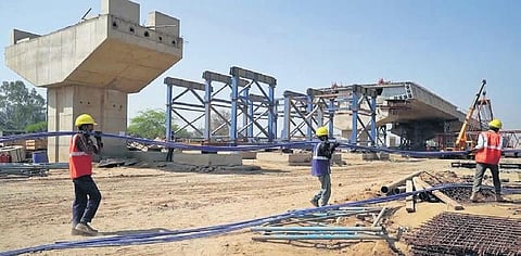 Construction work at Dwarka Expressway also awaited approval | Express