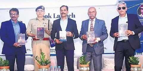Jayanth Murali (left) launched three books on Friday