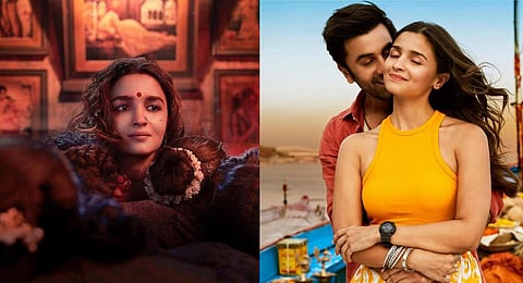 Stills from  'Gangubai Kathiawadi', 'Brahmastra'.