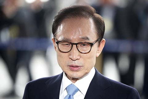 Former South Korean President Lee Myung-bak . (File Photo | AP)