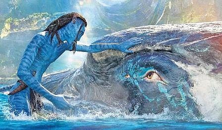 A still from James Cameron’s sequel 'Avatar: The Way of Water.' (File photo)