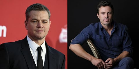 Hollywood stars Matt Damon and Casey Affleck. (Photo | AP)