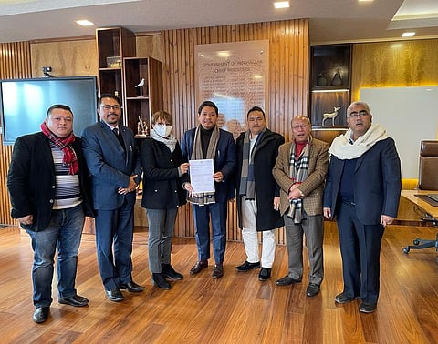 Meghalaya Congress president Vincent H Pala, who is also the Shillong MP, confirmed he had recommended their suspension (Photo | Twitter/@SangmaConrad)