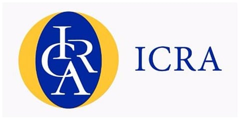 Rating agency Icra logo.