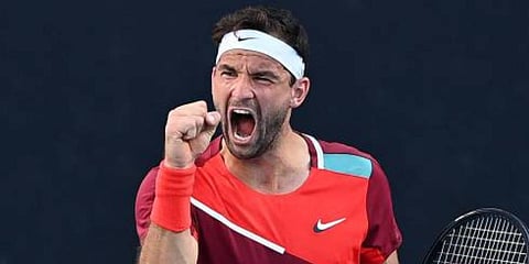 ATP World Number 26 Grigor Dimitrov (Photo | AFP)