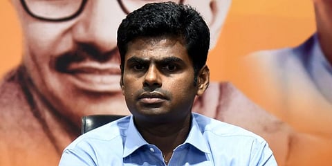 Tamil Nadu BJP state president K Annamalai (Photo | EPS)