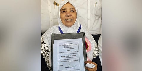 AS Fathima Muzaffer  led numerous anti-CAA protests in Chennai. (Photo | Special Arrangement)