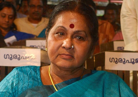 KPAC Lalitha was also the chairperson of Kerala Lalita Kala Akademy. (Express Photo| Manu R Mavelil)