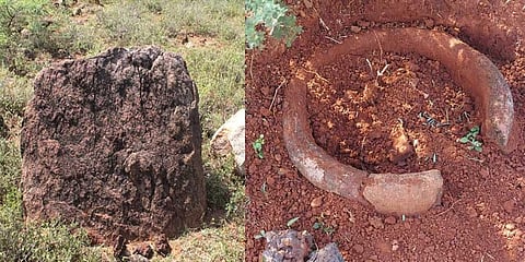 3000-year-old urns and dolmenoid excavated at Arasiyarpatti near Srivilliputhur.