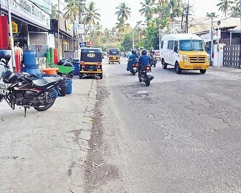 The recently completed Manacaud-Kallattumukku stretch. (Photo | EPS, B P Deepu)