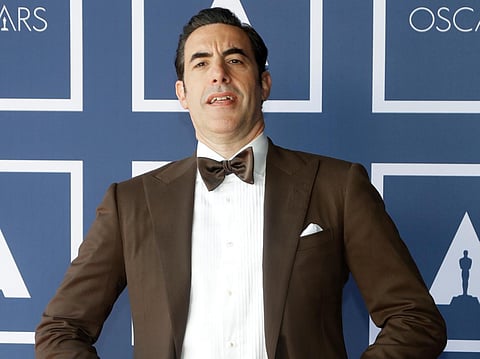 Sacha Baron Cohen poses for a photo during a screening of the Oscars in Sydney. (Photo| AP)