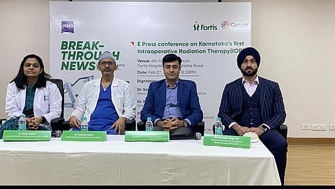 Karnataka’s first IORT treatment for breast cancer Launch at Fortis Hospital
