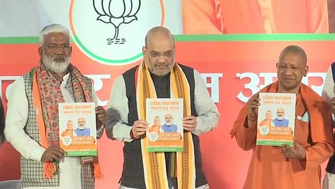 The BJP has sought to mollify farmers by offering them free of cost electricity. (Photo | Twitter)