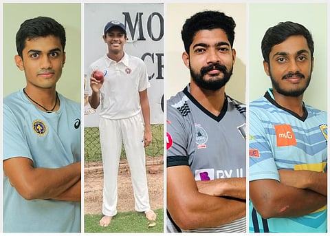 Varun Nayanar, Eden Apple Tom, Fanoos F, Anand Krishnan. (Photo | EPS)