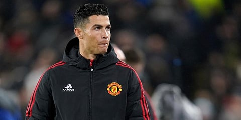 Manchester United striker Cristiano Ronaldo (Photo | AP)