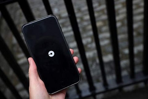 The Uber logo. (File Photo | Reuters)