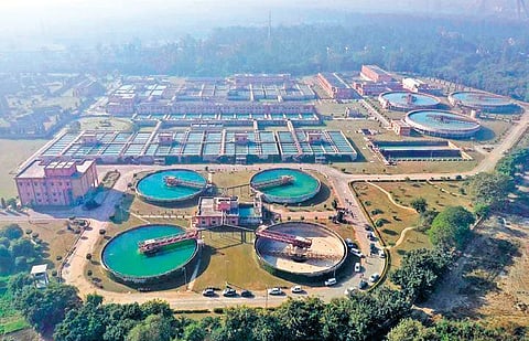 The Chandrawal Water Treatment Plant in Delhi.