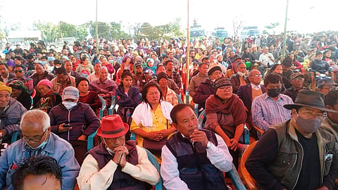 A KPA public meeting at Singnghat. (Photo | Twitter/@CThangsing)