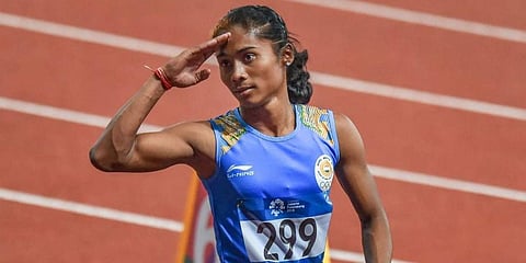 Ace sprinter Hima Das (Photo | PTI)