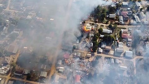 Myanmar’s military is targeting civilians in air and ground attacks on a scale unmatched in the country since World War II. ( Photo | AP)