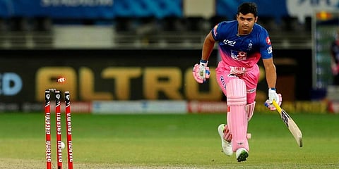 Rajasthan Royals all-rounder Riyan Parag (Photo | ANI)