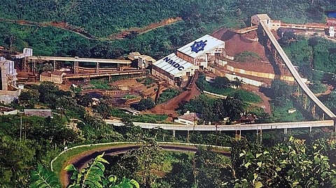 Mining area of NMDC in south Chhattisgarh (Photo | Special arrangement)
