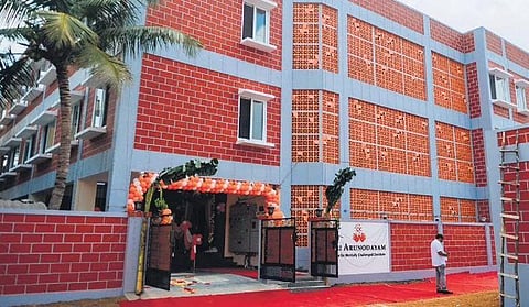 The massive property in Kallikuppam, with each floor measuring 7,000 sq feet,  was inaugurated on Saturday | Debadatta Mallick