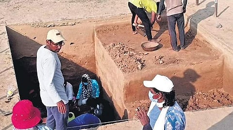 Excavations under way at Nerumbur village in Chengalpattu | Express