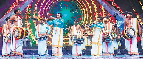 Artistes performing at Namma Ooru Thiruvizha at Island Ground in Chennai on Monday | DEBADATTA MALLICK