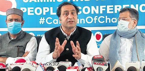 Jammu and Kashmir People's Conference chairman Sajjad Lone (File photo| Zahoor Punjabi, EPS)