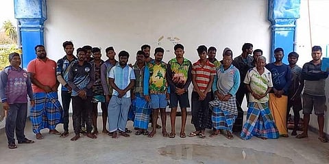 The fishermen, who were arrested by Sri Lankan Navy on February 23, were released on Wednesday | Express