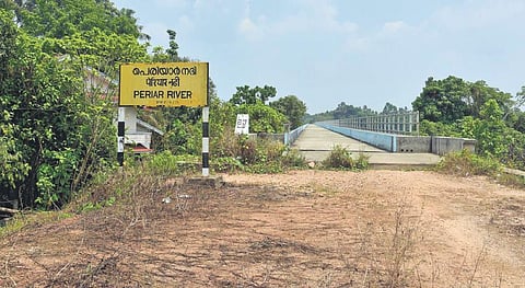 The newly constructed bridge across Periyar near Kalady as part of the project PICS: Albin Mathew
