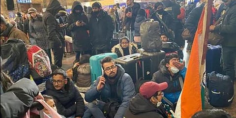 Indian students stranded in Ukraine. (Representational Photo | PTI)