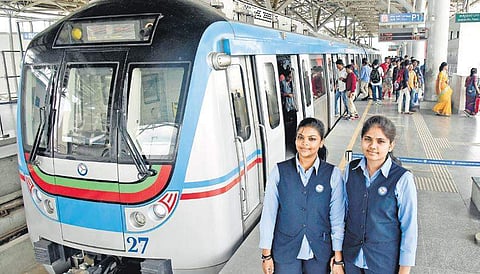 Sonali Dayal, Loco Pilot in  Hyderabad Metro Rail (Photo |EPS)