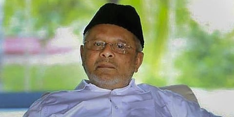 Late IUML Kerala unit chief Syed Hyder Ali Thangal (File photo| PTI)