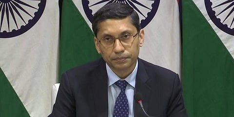 MEA spokesperson Arindam Bagchi (Photo | ANI)