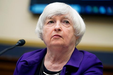 Treasury Secretary Janet Yellen listens during a House Committee on Financial Services hearing  in Washington. (Photo | AP)