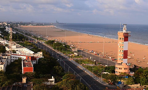 Marina beach (Photo | Debadatta Mallick, EPS)