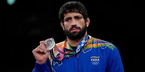 Indian wrestler Ravi Dahiya (File Photo | AP)