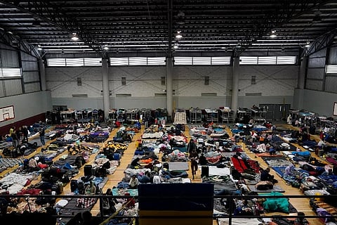 Mexico. Hundreds of Ukrainian refugees are arriving daily to this Mexican border city, where they wait two to four days for U.S officials to admit them on humanitarian parole. ( photo | AP)