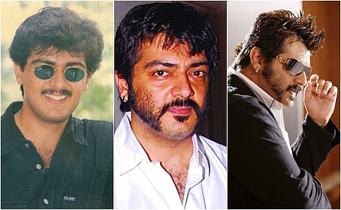 Ajith is one of Tamil cinema's biggest and most versatile stars. Born in Hyderabad, the actor who began his career in the 90s, turns 51 today. Take a look at these rare photos and stills from Ajith's life and career. (Express Archive Photos)