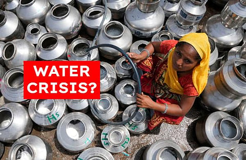 As a result of poor rainfall in Gujarat over the last year, people in the state stare at an acute water shortage. (Photo | AP)
