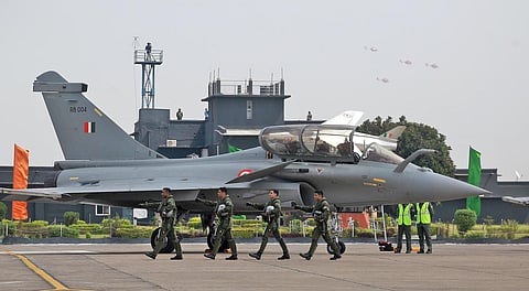 Rafale Fighter Jets. (Photo | Shekhar Yadav, EPS)
