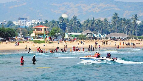 Rushikonda Beach in Visakhapatnam