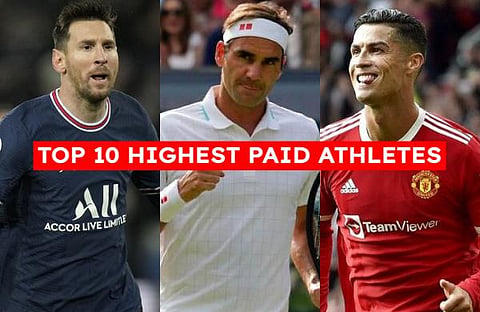 Forbes recently published the top 10 list of the world's highest-paid athletes in 2022. Check out the list. (Photo | AP)